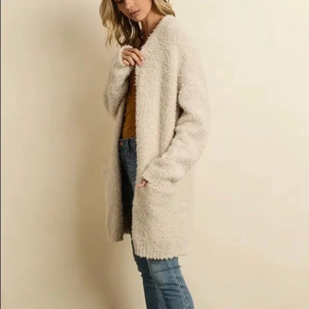 Ultra Soft Teddy Cardigan